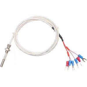<strong>Class</strong> a End <strong>Face</strong> Platinum Resistor Pt100 3 Wire Pt100 Sensor Thermo Couple for High Temperature - Product Image 6