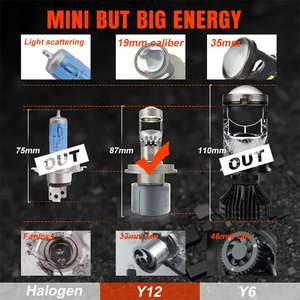 Otomatik aydınlatma h7 h11 h4 led far ampulü 9006 otobüs far led aydınlatma araç arabalar için led kafa lambaları - Product Image 3