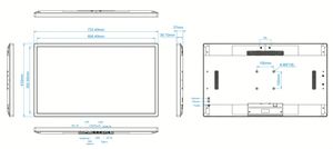 Tableta Android de 32 pulgadas montada en la pared, memoria de 4GB, RK3576, red Wifi, pantalla táctil LCD para uso industrial, sistema operativo Android - Product Image 6