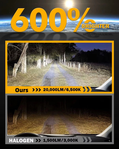 150W Smooth LED araba farları yüksek penetrasyon 6500K renk sıcaklığı pürüzsüz sürüş kötü hava için yeni güçlü ışık - Product Image 2