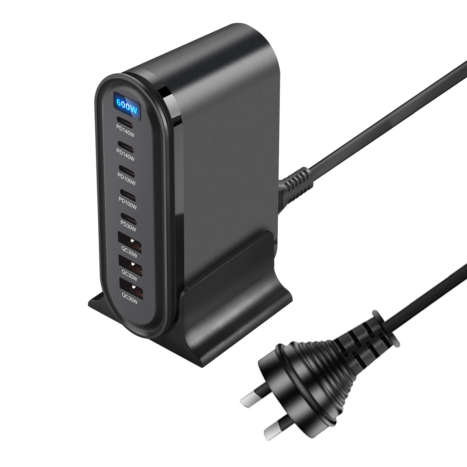 AU plug Black
