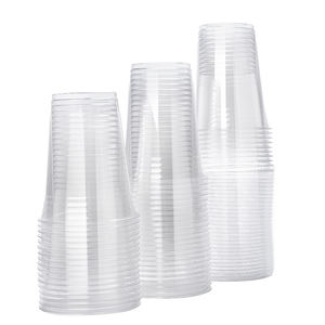 स्पष्ट पालतू/प्ला प्लास्टिक ठंडा/गर्म पेय डिस्पोजेबल कप रस दूध कॉफी बुलबुला चाय 8 9 10 12 14 16 18 20 24 32 औंस - Product Image 4