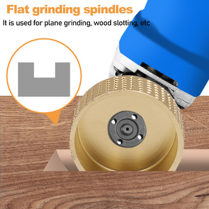 木工磨削抛光轮孔转盘砂磨木雕工具角磨机磨盘工具 - Product Image 3