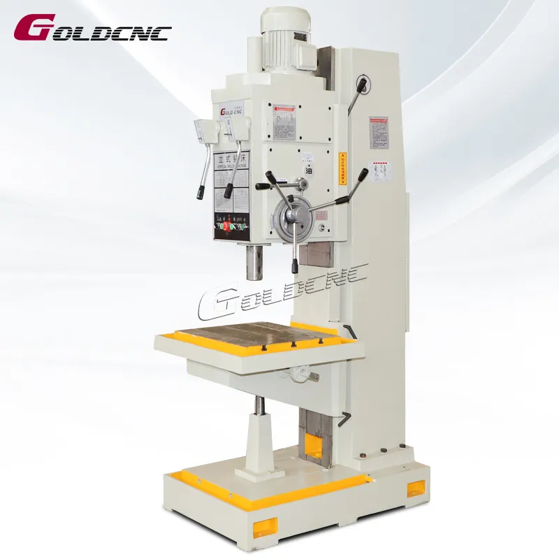 Taladro de columna industrial GOLDCNC Z5150 Máquina de perforación de metal vertical manual ampliamente utilizada