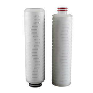 Oil filed treatment 1 microns depth <strong>membrane</strong> 30/40 inch fiber glass pleated filter cartridge for industrial filter housing