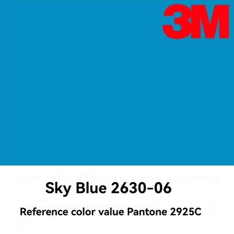 Vinyle auto-adhésif 3M Bleu ciel 1030-06