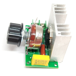 4000W AC 220V <strong>SCR</strong> Motor Speed <strong>Control</strong> Regulator PWM Switch <strong>Temperature</strong> Regulator High Power Drive Module - Product Image 2