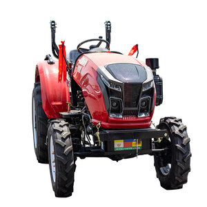 טרקטור מפעל 4 x4 דיזל כוח חקלאות טרקטור עם קבצים מצורפים הידראוליים