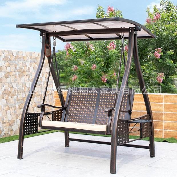 Cobre rojo Alpes - Columpio solar doble