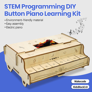 Stamm programmierung DIY Button Piano Learning Kit Kinder Lernspiel zeug Programmier bare Projekt-Kits mit Micro bit Board