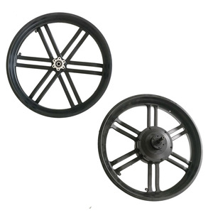 محرك دراجة كهربائي 20 بوصة مع محور أمامي 36 فولت من نوع W فرامل قرص تروس عريضة 20 بوصة إطار 48 فولت W محرك أمامي