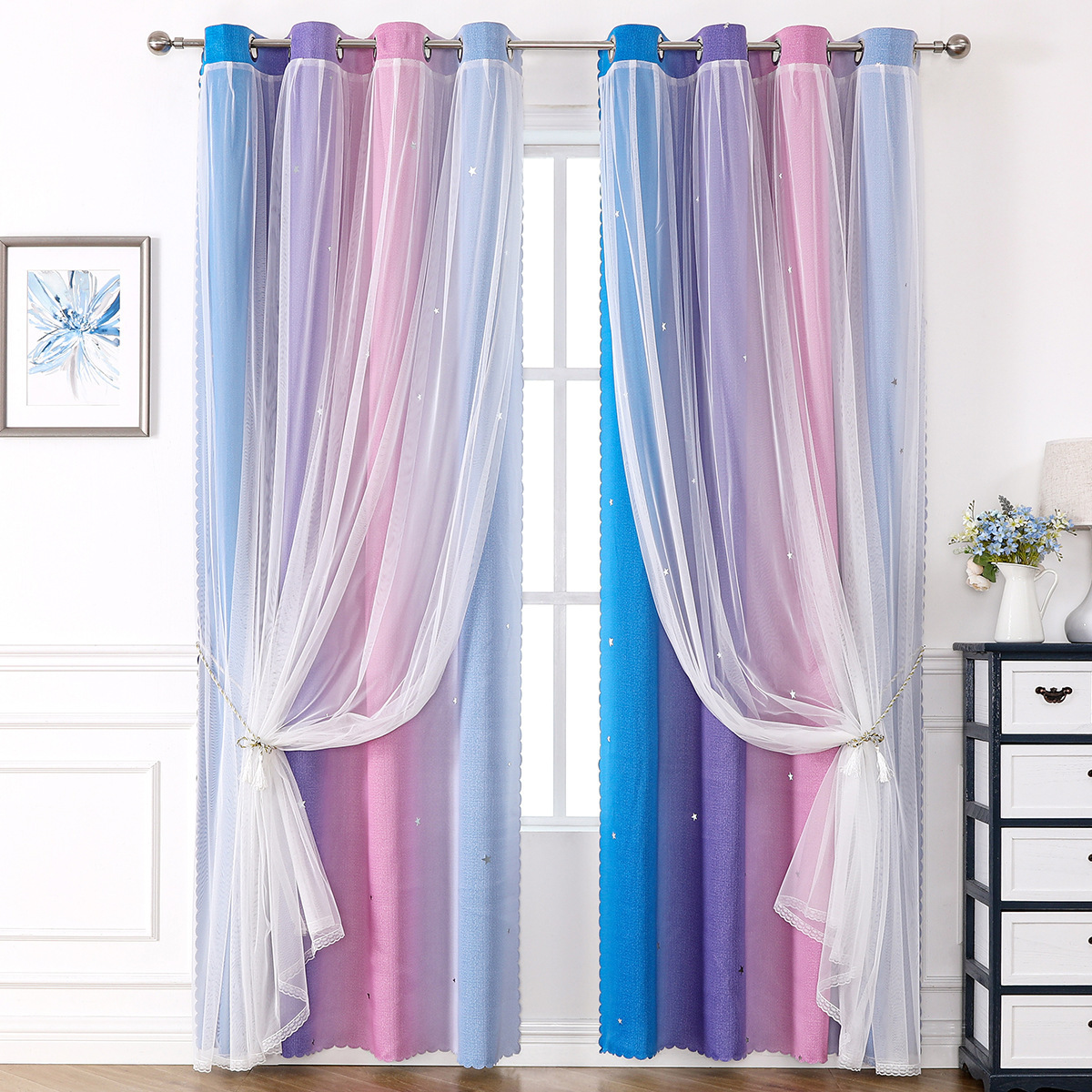 Blue&purple&pink