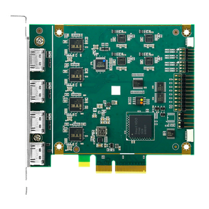 H.264 PCIe 4U 4通道HDM I输入实时流4:4:4 10位视频采集卡