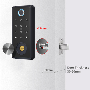Smart Key Security Passcode IC-Karte Riegel-Türschloss Keyless Entry mit elektronischer Tastatur und mobiler APP Einfache Installation - Product Image 4