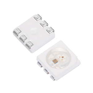 Renkli led en iyi fiyat 5M Siyah/Beyaz PCB WS2812B WS2812 için kullanılan LED Şerit 5050 SMD RGB LED PIN 4 veya PIN 6 iç ile IC - Product Image 4