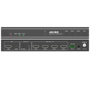18Gbps 1x4 <strong>HDMI</strong> <strong>Splitter</strong> Video Wall Controller <strong>1</strong> <strong>HDMI</strong> Source to <strong>4</strong> TVs 4K 60Hz Multi-Mode 2x2 Video Wall Controller - Product Image 6