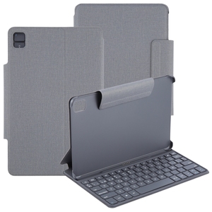Three in One Removable Magnetic <strong>Keyboard</strong> PU Leather Protective Tablet Cover Case Stand Original <strong>Keyboard</strong> <strong>for</strong> <strong>TCL</strong> Tab 10L Gen2 - Product Image 1