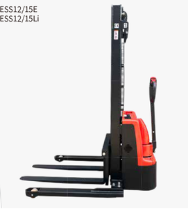 CE ISO 1.2トン1.5トンリフティングハイトコンテナスタッカーフォークリフトトラックパレットスタッカー電気リチウム電池DCモーター付き - Product Image 2