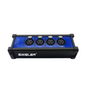 3-Pin XLR Splitter koparma kutusu AES terminatör yılan üzerinde adaptör yama kablosu sahne ses, aydınlatma, ses kayıt stüdyosu - Product Image 2