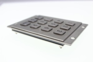 IP65 impermeabile 3x4 tastierino numerico in metallo a 12 tasti per controllo accessi citofono pannello di ingresso del telefono industriale - Product Image 6
