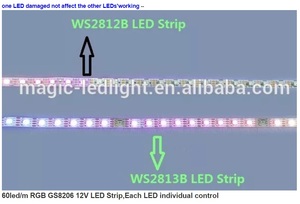 WS2815 RGBW RGB 12V 3060ピクセル/メートルバックアップデュアルDATASPI信号スマートディバイルコントロールRGBWアドレス指定可能なLEDストリップ - Product Image 4