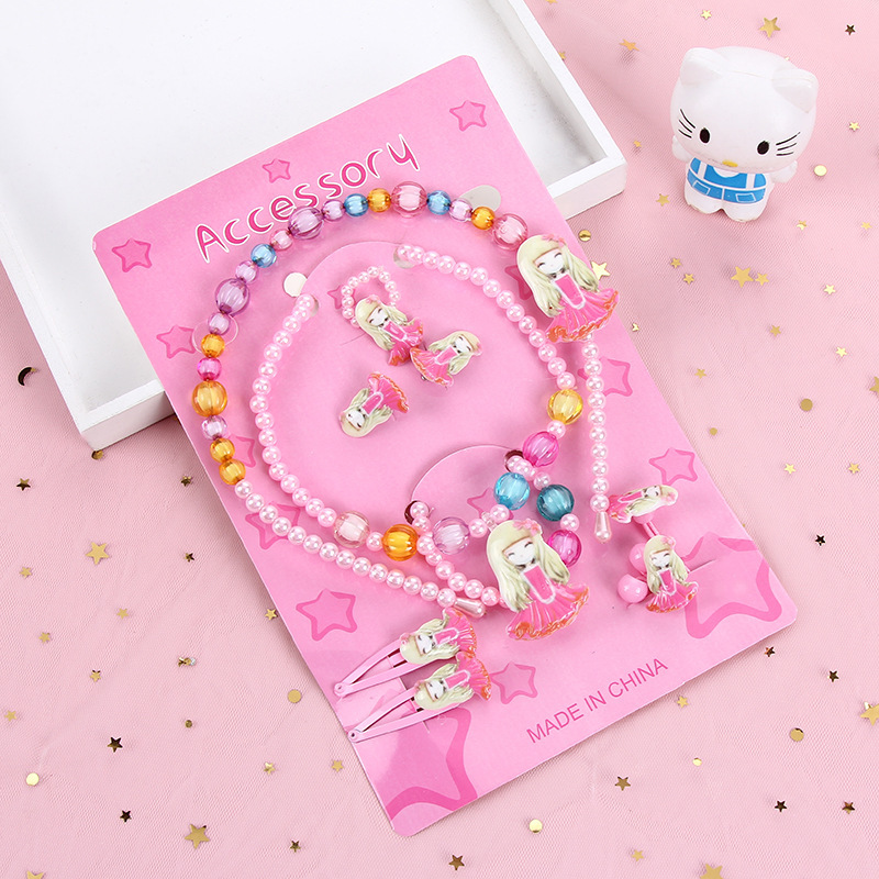 Set 10 pz ragazza capelli gialli
