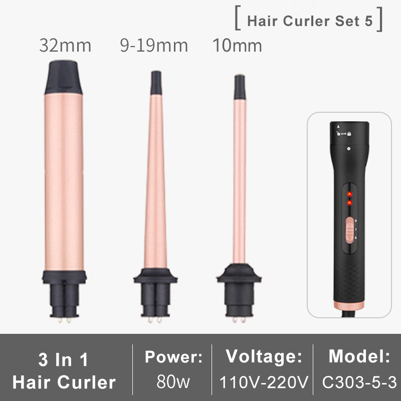 3 in 1 hair curler