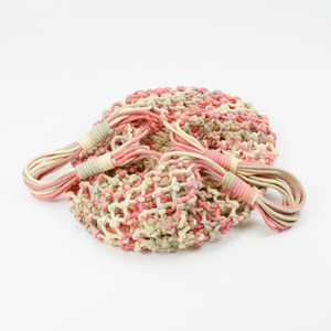 Bolsa de Macramé de Algodón Hecha a Mano Cierre Abierto de Verano - Product Image 6