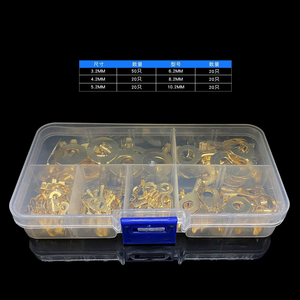 150pcs m3/m4/m5/m6/m8/m10 טבעת דו-סוג של טרשת נחושת