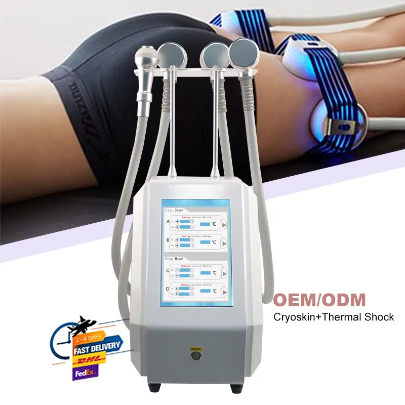 Máquina de adelgazamiento corporal MS Cryo T shock 4,0 tshock, dispositivo de criospiel, producto de spa de estética, equipo de belleza para celulitis y grasa