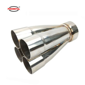 High Performance 1.78&quot; Inlet to <strong>3.0</strong>&quot; Outlet Stainless Steel <strong>Headers</strong> 4-1 Merge Collector - Product Image 1