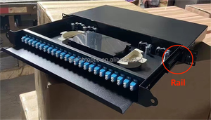 12/24/48Core SC/<strong>LC</strong>/<strong>FC</strong>/ST SX/<strong>DX</strong> <strong>SM</strong>/MM Cold-rolled Steel Splitter Box Fiber Optic Patch Panel Distribution Enclosure Odf - Product Image 2