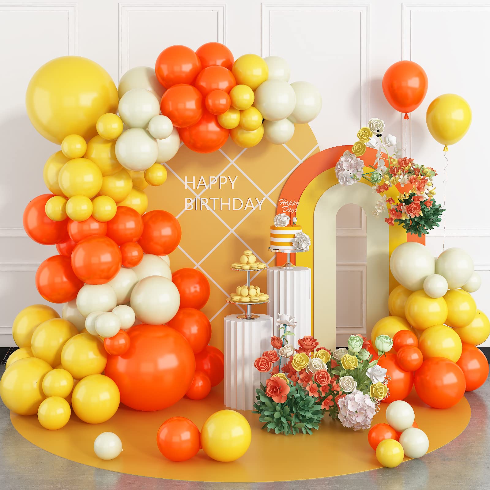 Orange White