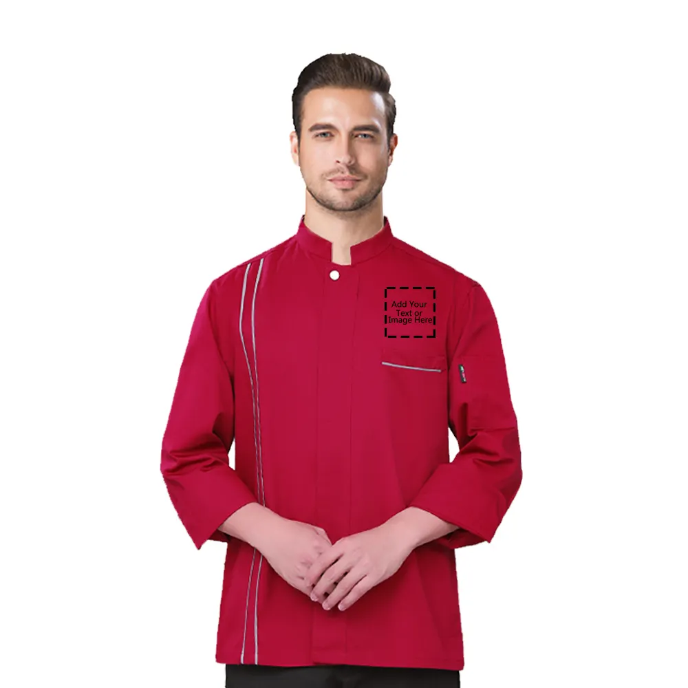 Personalizza logo personalizzato giacca da cuoco pasticceria femminile abito in stile giapponese uniforme da cuoco altra uniforme