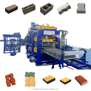 QT18-15 completamente automatica blocco linea di produzione con il sistema di colore blocco che fa macchina mattoni di cemento che fa macchine - Product Image 2