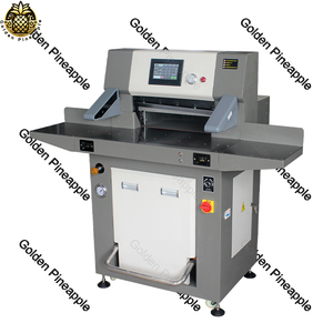 WD530RT Automatische programm gesteuerte hydraulische Papiers chneide maschine mit doppelter Führungs schiene für 10 cm Dicke - Product Image 5
