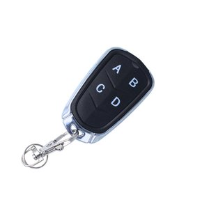 Telecomando universale nero a 4 pulsanti con funzione di autoapprendimento 433Mhz codice fisso per cancelli intelligenti - Product Image 2