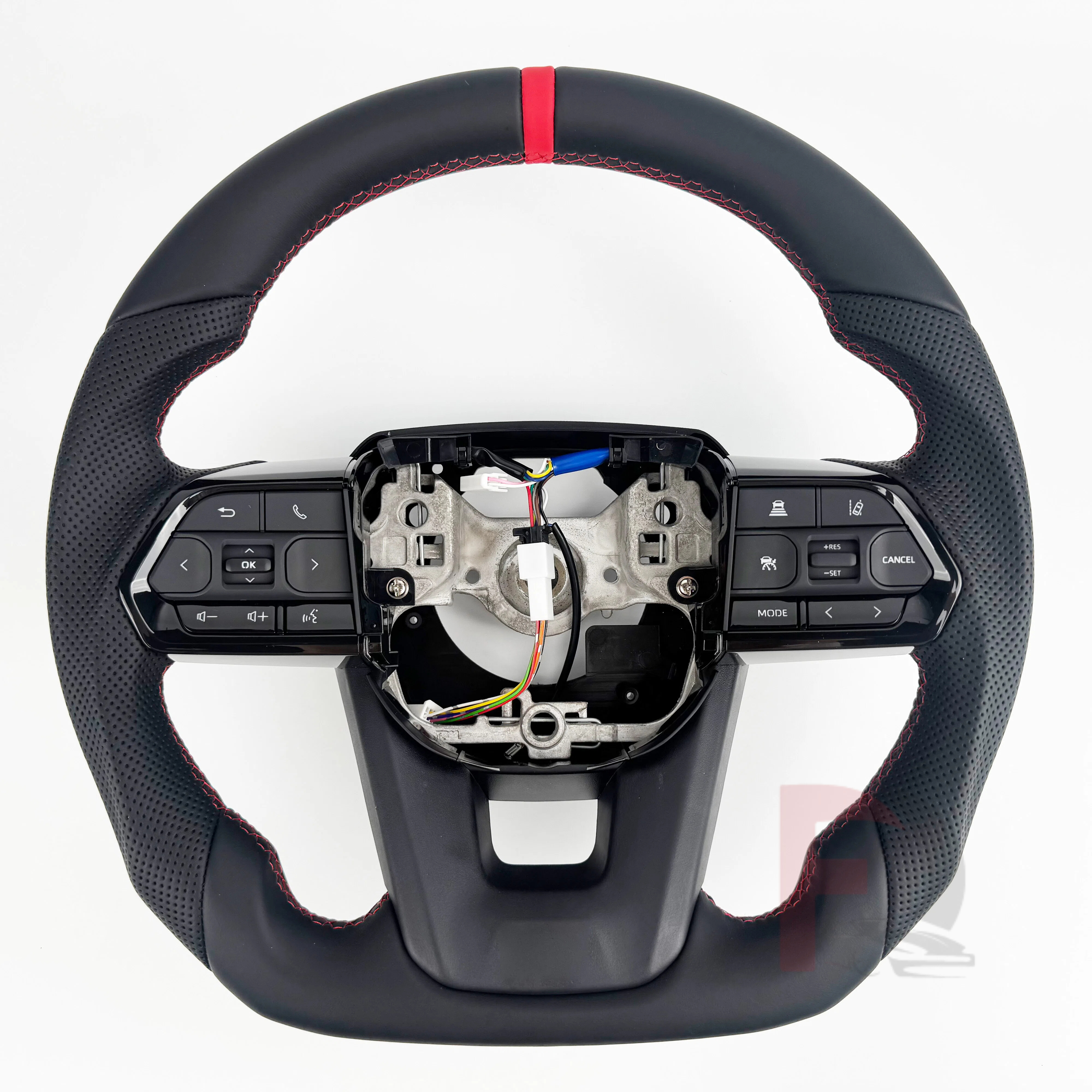 Full leather with red center marker