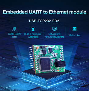 USR-TCP232-ED2 Triple TTL UART Modbus a Ethernet TCP/IP convertidores módulos - Product Image 5