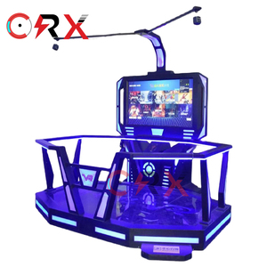 最新的9D虚拟现实空间平台行走和Vr射击模拟器游戏机 - Product Image 1
