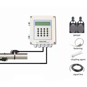 Medidor de flujo de agua Digital portátil, Sensor de flujo ultrasónico de energía, flujo de calor, salida de pulsos - Product Image 2