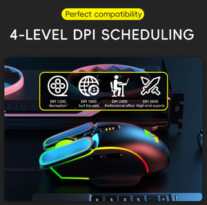Guangdong R8 <strong>Brand</strong> New Design Oem Optical 7d 4 Adjustable <strong>Dpi</strong> Pink Led Usb Wired Ergonomic Game Mouse Rgb for Computer - Product Image 5