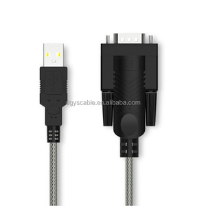 USB-RS232シリアルケーブルオスコネクタ産業用FTDIチップセットDB9ピン9ピンCOMコネクタオスコネクタ1.8 m