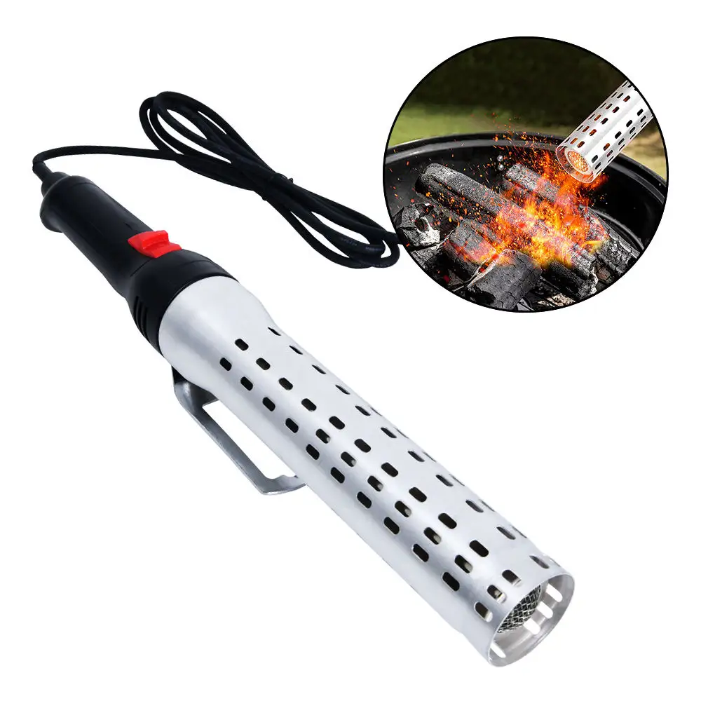 Vertak 2000W Ngoài Trời Nhà Bếp BBQ Công Cụ Weed Burner Gỗ Burner Firestarting Nhẹ Hơn Than Điện Cháy Khởi Động Cho Than