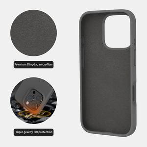 For Iphpne16 Phone case Fully Covered Liquid Silicone Anti-fingerprint Gravity Anti-fall Protective <strong>Cover</strong> - Product Image 5