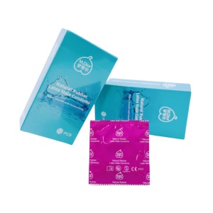 OEM Safe & Enhanced Male Rubber Kondom Glatter Natur latex mit glatter Textur Plain Style - Product Image 4