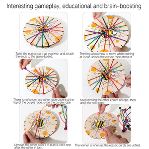 Rope Untying Children's <strong>Toy</strong>: Concentration Training, Logical Thinking, Puzzle-solving Table Game - Product Image 6