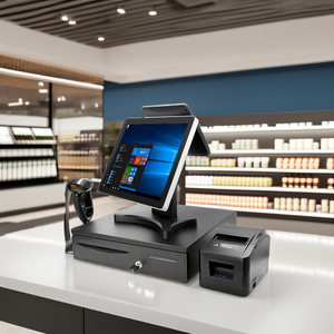 <span class=keywords><strong>Windows</strong></span> <span class=keywords><strong>7</strong></span>/10/11 Einzelhandel 15 Zoll Touch Pos Registrier kasse Kosten günstiges POS-Terminal All-in-One-POS-Systeme - Product Image 1