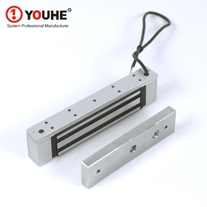 180KG/350lb Holding Force Electric Magnetic Door Lock Waterproof Electromagnet For Indoor Outdoor Access Control Systems 12V DC