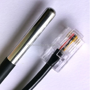 1M 2M 5M 10m防水DS18B20数字温度传感器探头SUS304，带RJ11/RJ12/RJ45连接器 - Product Image 3